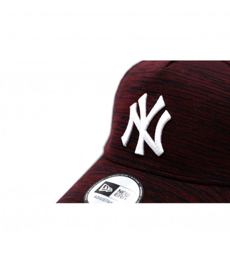 heather burgundy NY cap